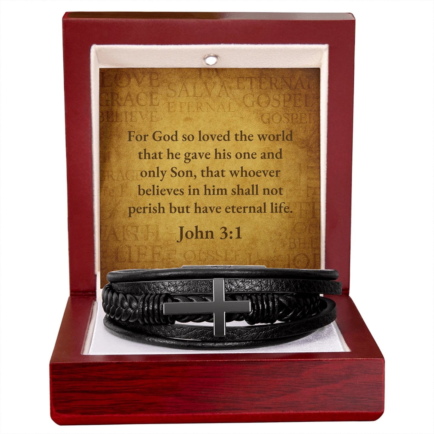 Men's Cross Bracelet Lux 7
