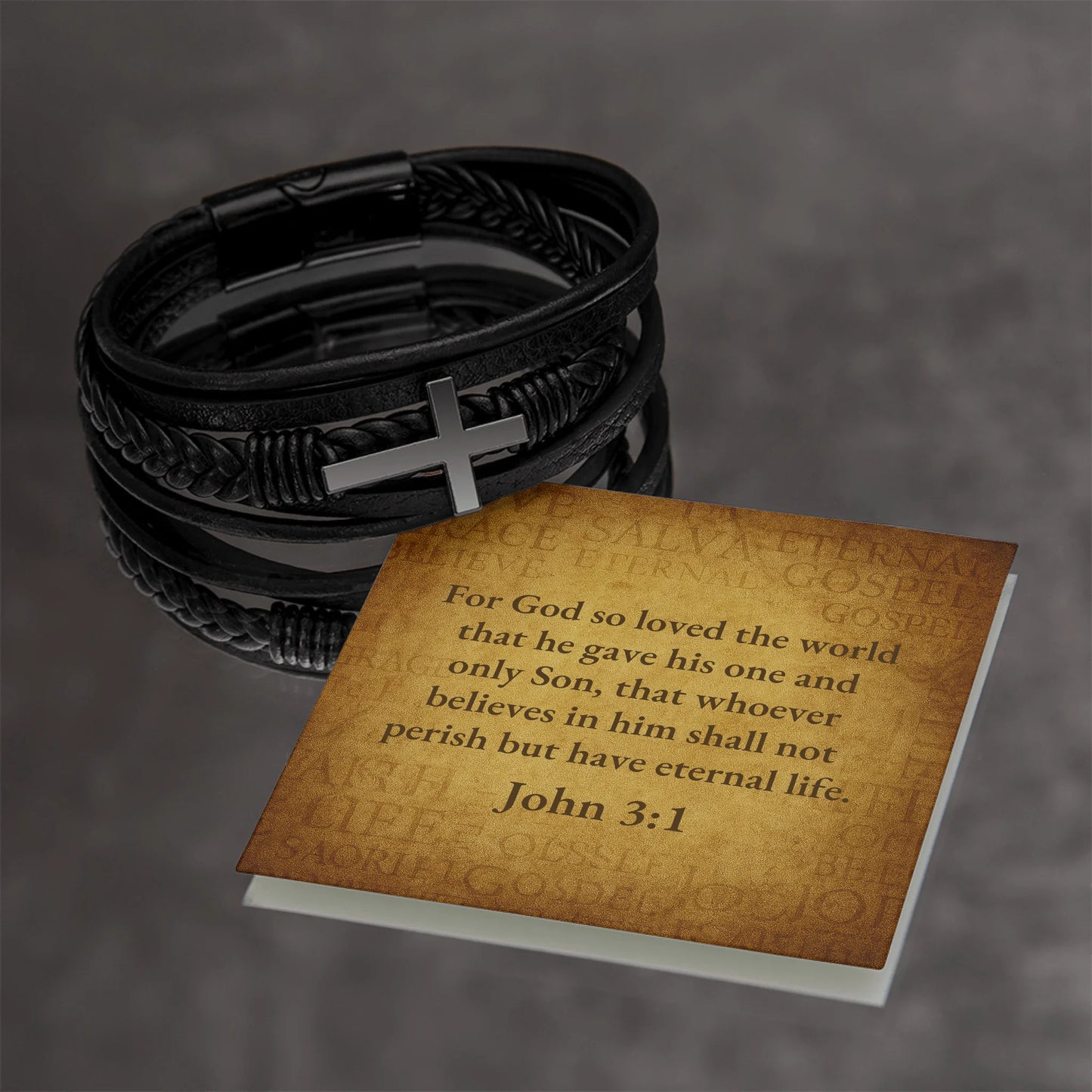Men's Cross Bracelet 8
