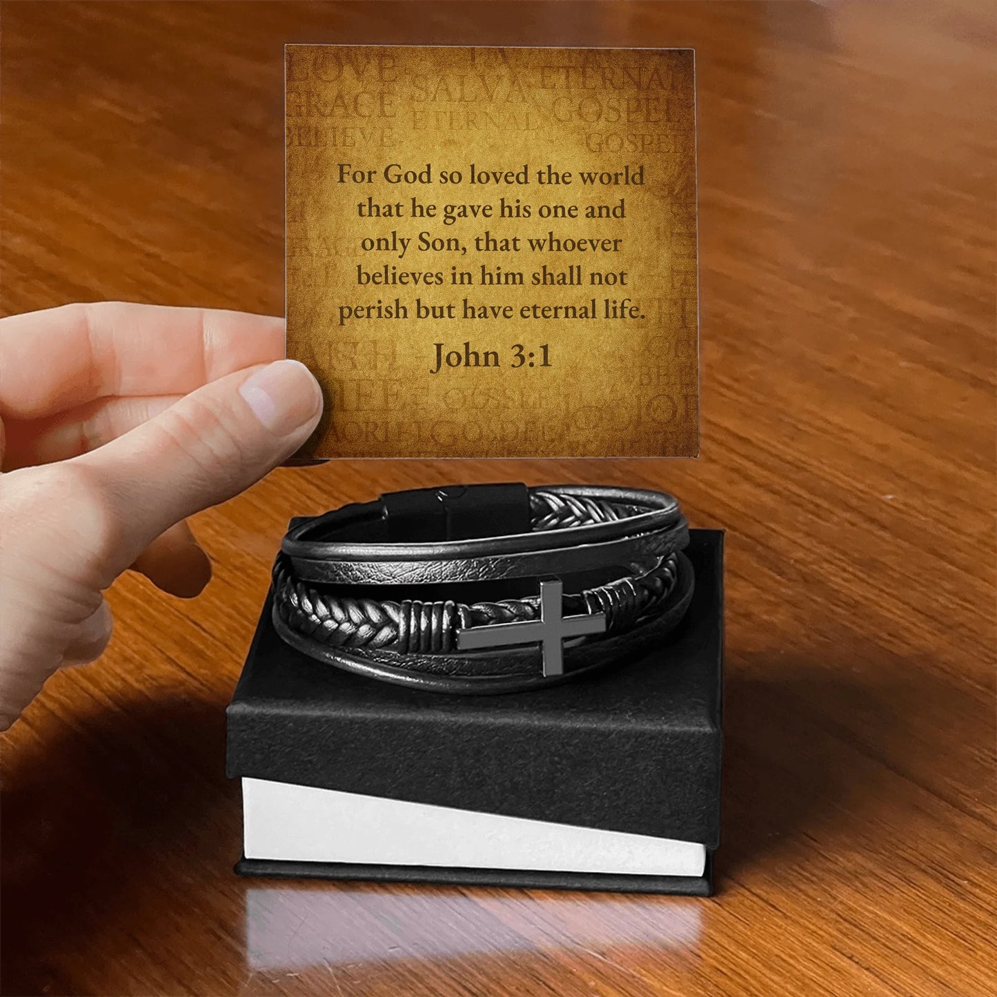 Men's Cross Bracelet 1