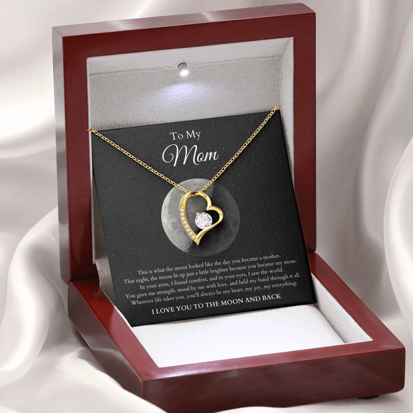 Forever Love Wooden Box Gold 2