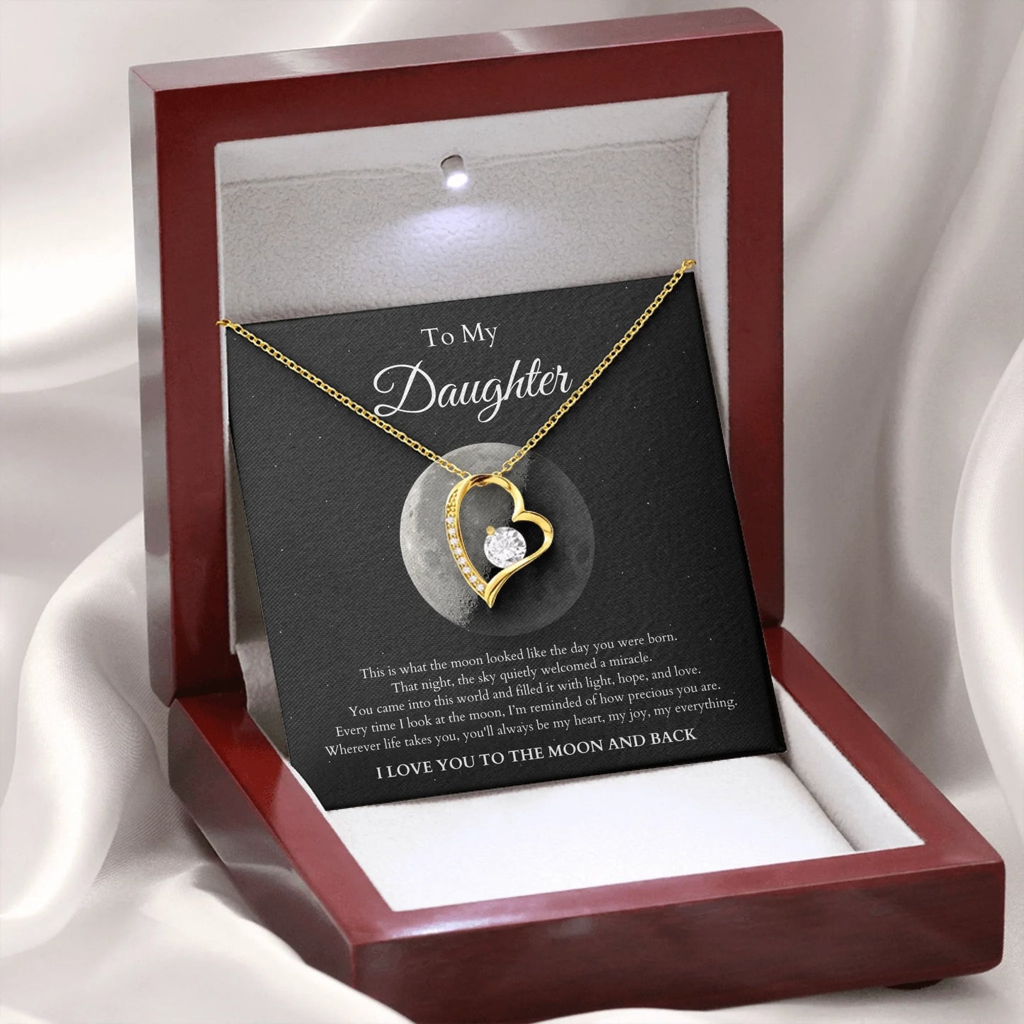 Forever Love Wooden Box Gold 2