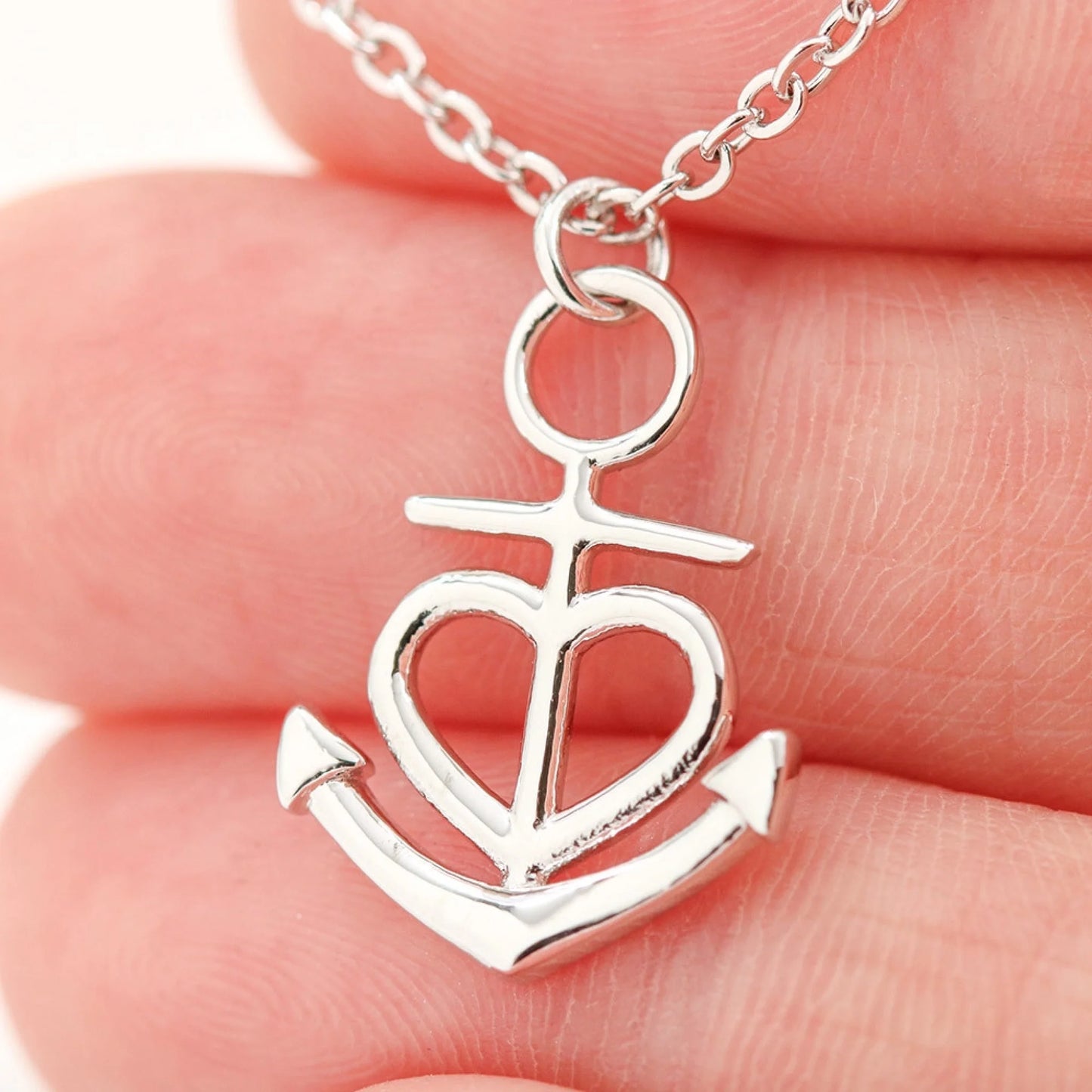 Friendship Anchor in hand