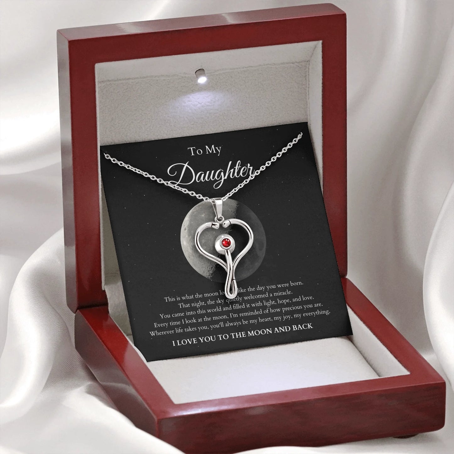 Stethoscope Luxury Wooden Box 2