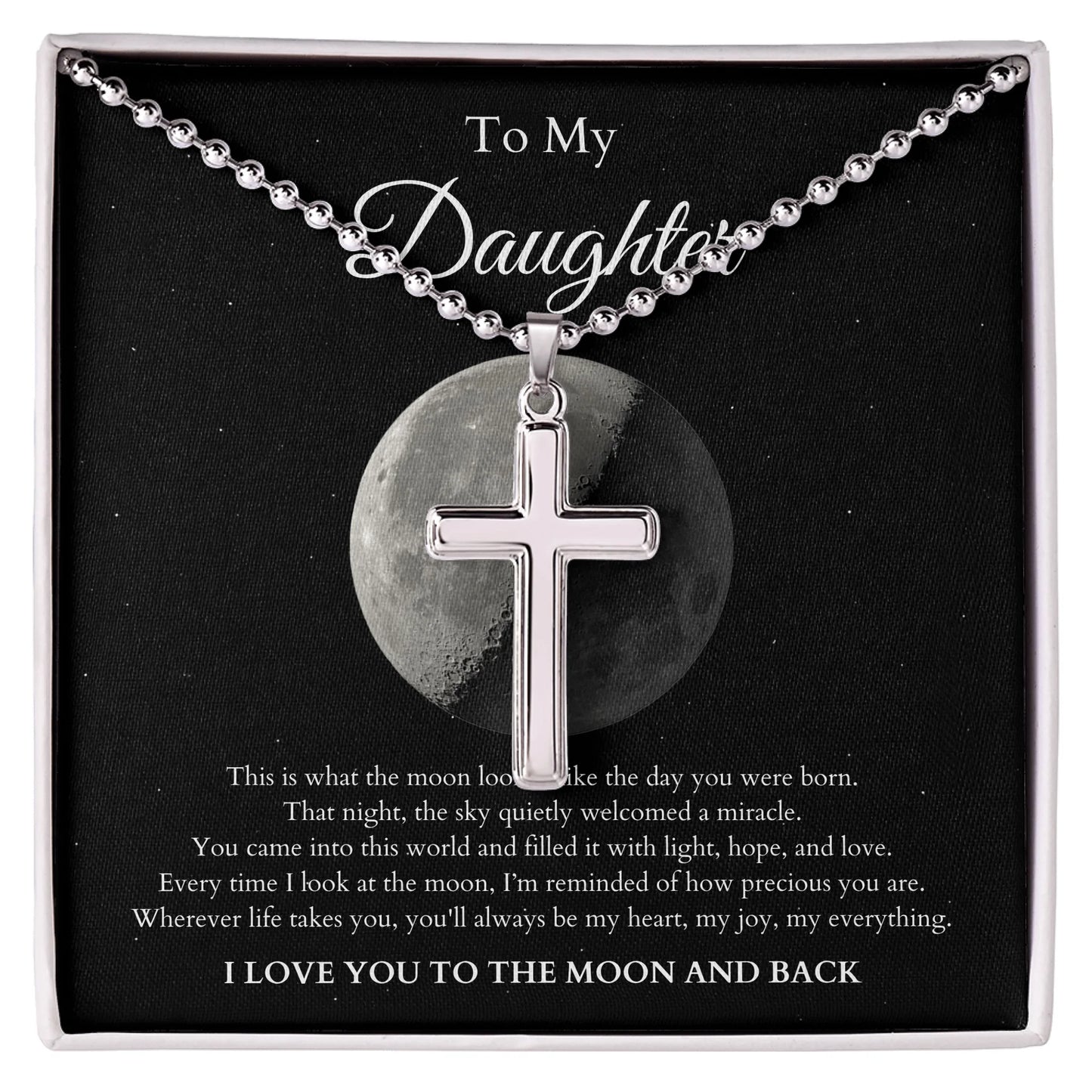 Cross with Ball Chain AMZ