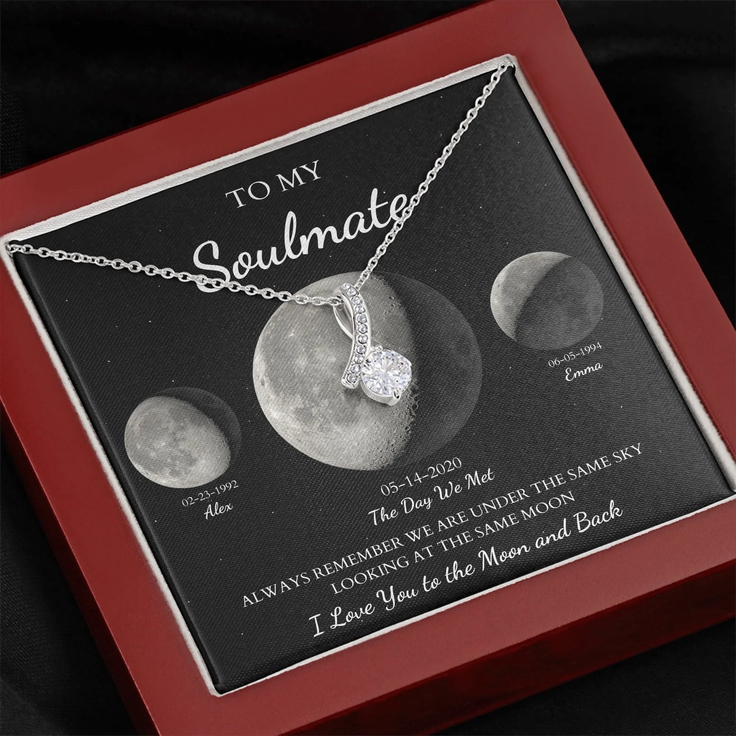 Dark Closeup Alluring Beauty Necklace