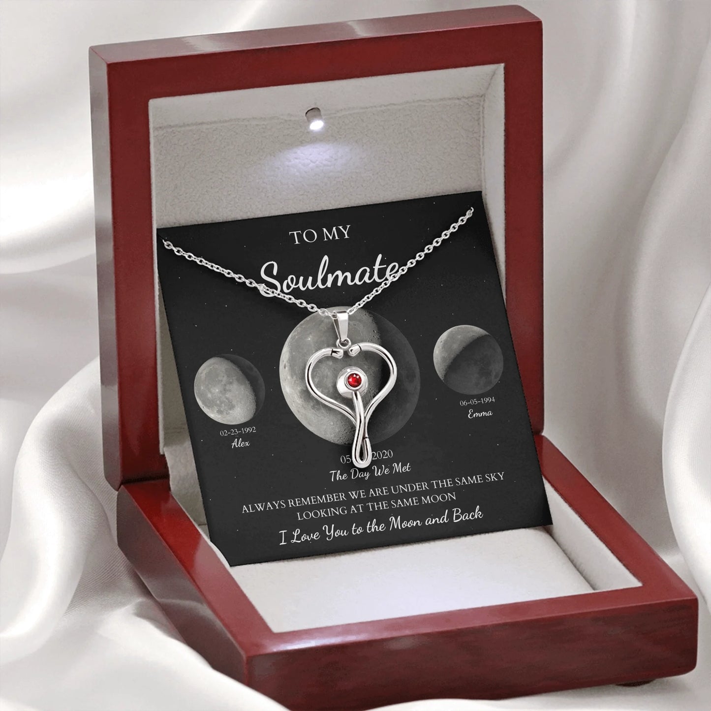 Stethoscope Luxury Wooden Box 2