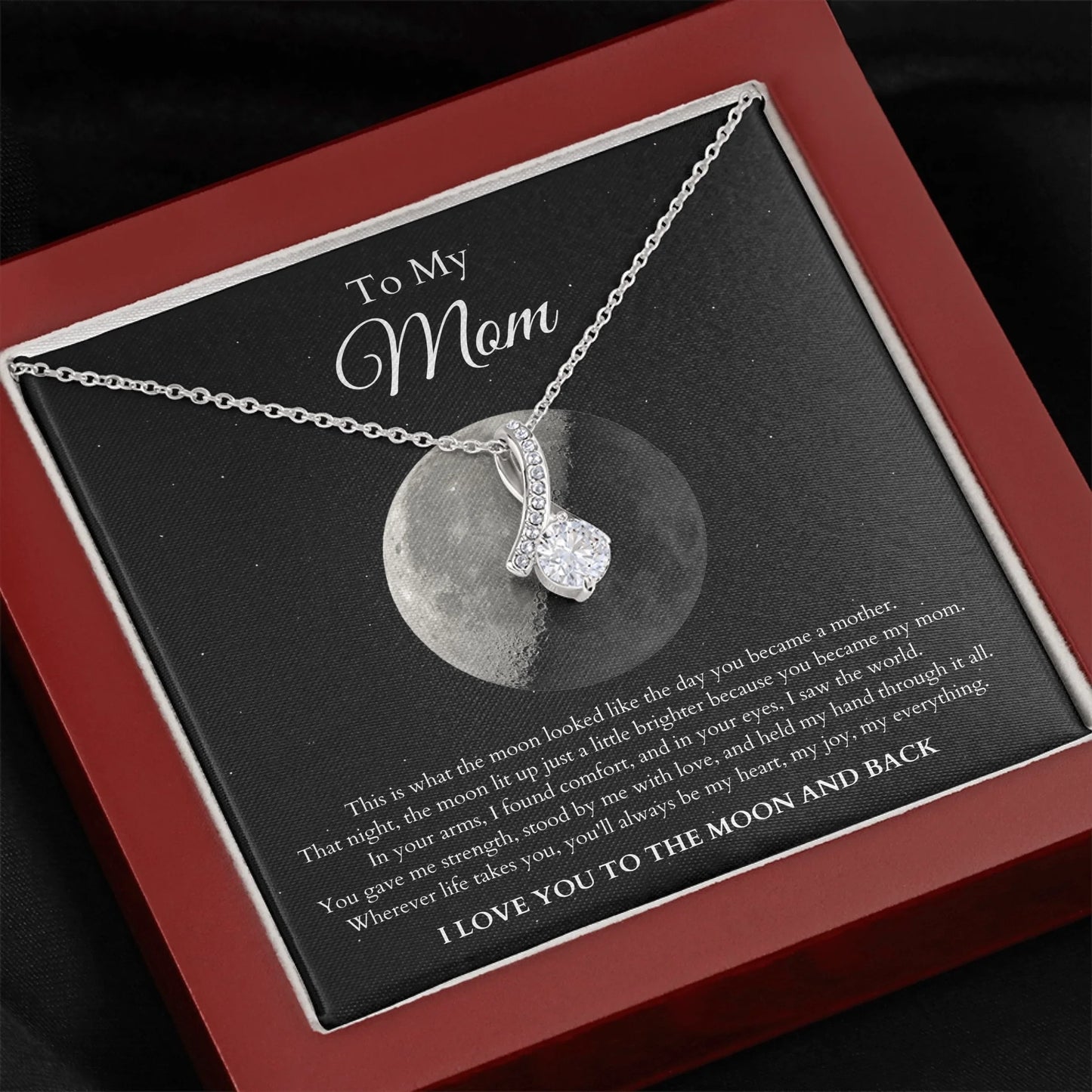 Dark Closeup Alluring Beauty Necklace