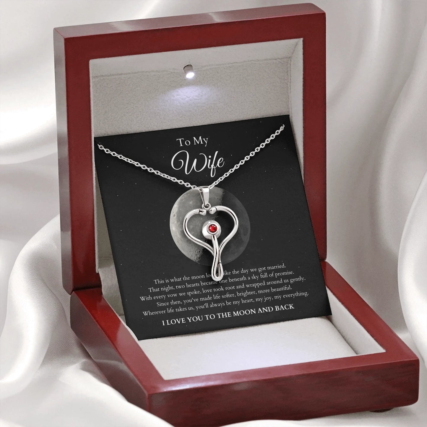 Stethoscope Luxury Wooden Box 2