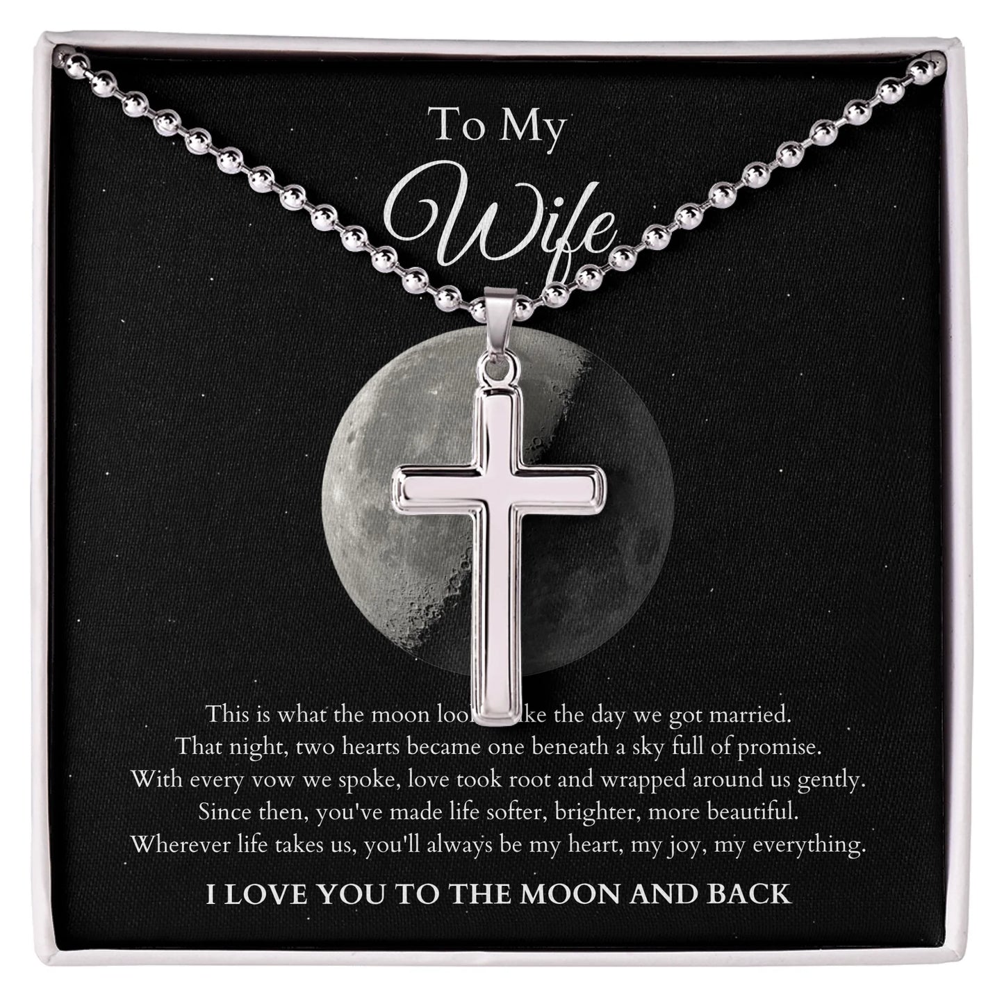 Cross with Ball Chain AMZ