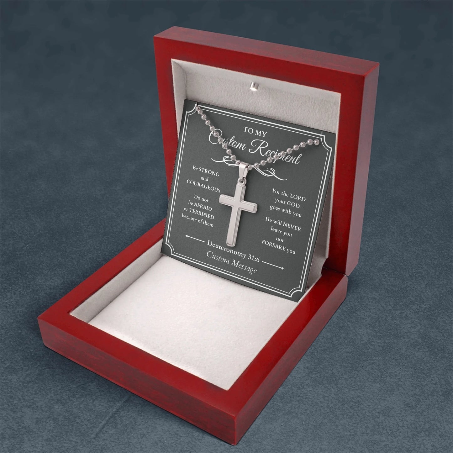 Ball Chain with wooden box 2