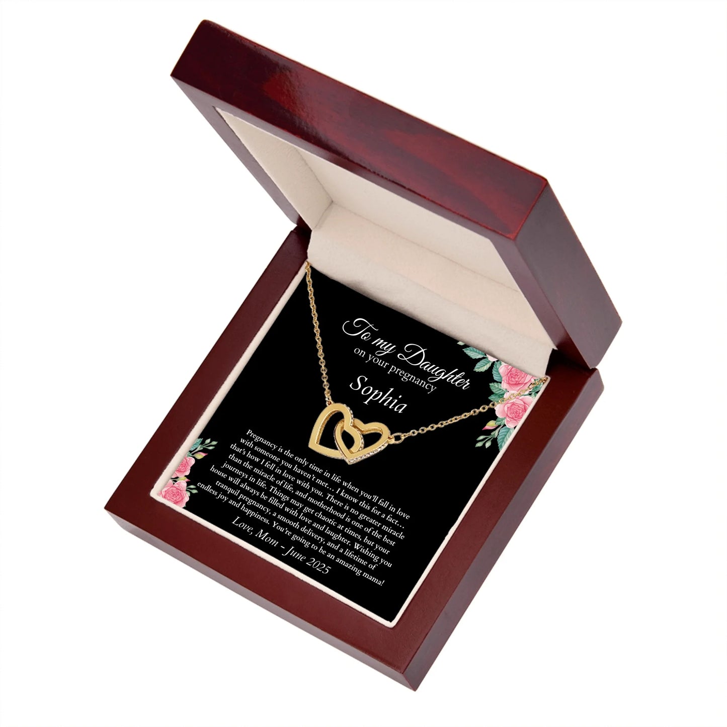 Interlocking Heart Gold Lux 3
