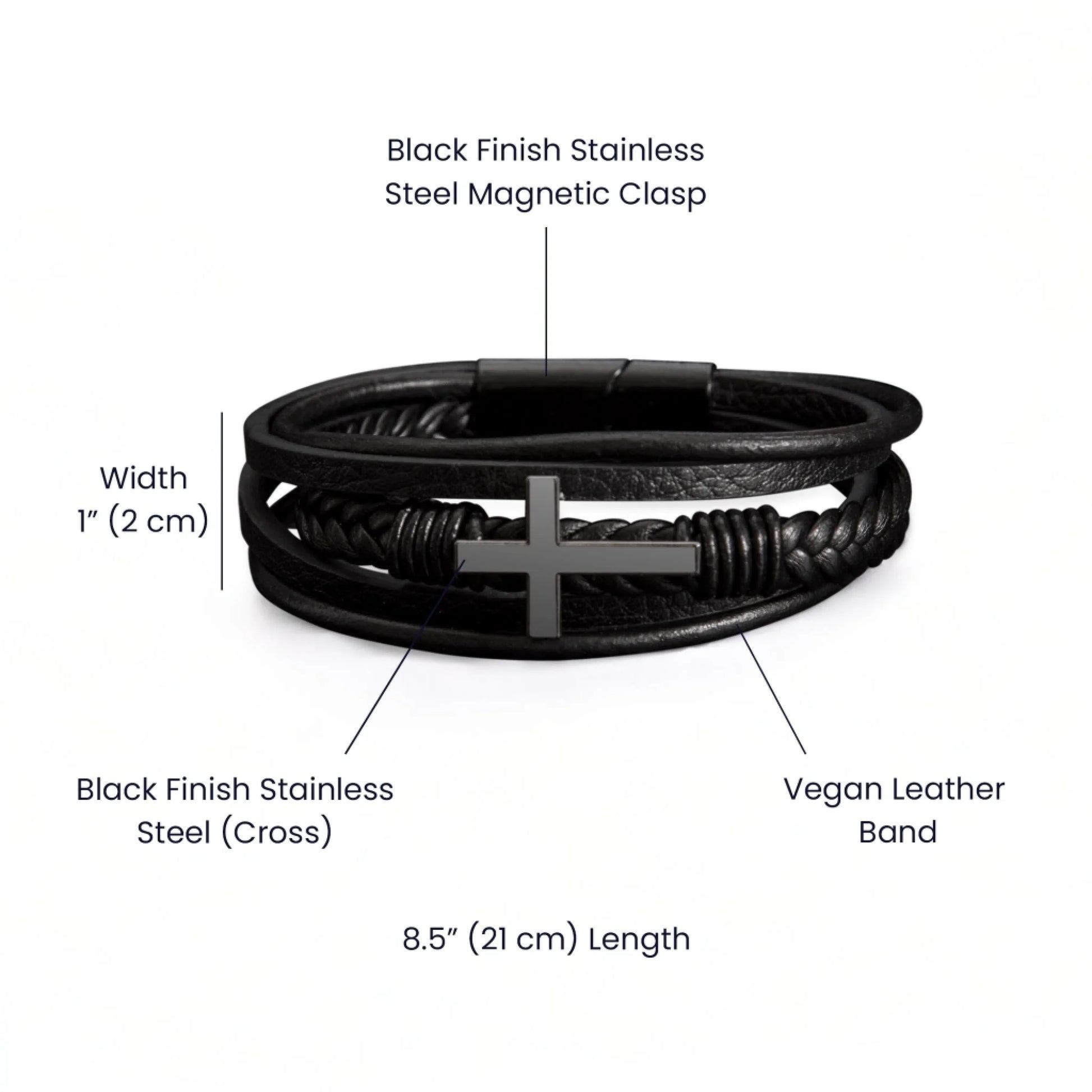 Specification Image For The Love you forever Bracelet