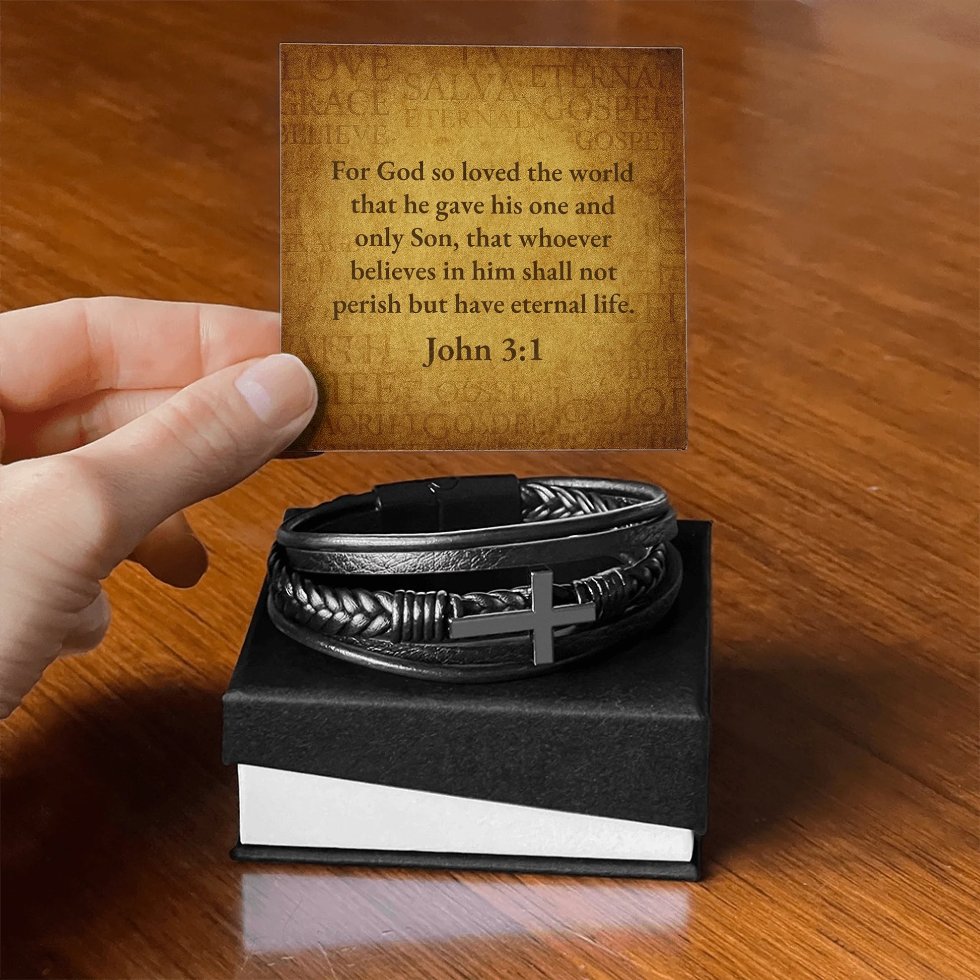 Men's Cross Bracelet 1