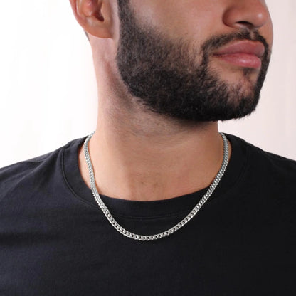 Cuban Link Chain Silver 7