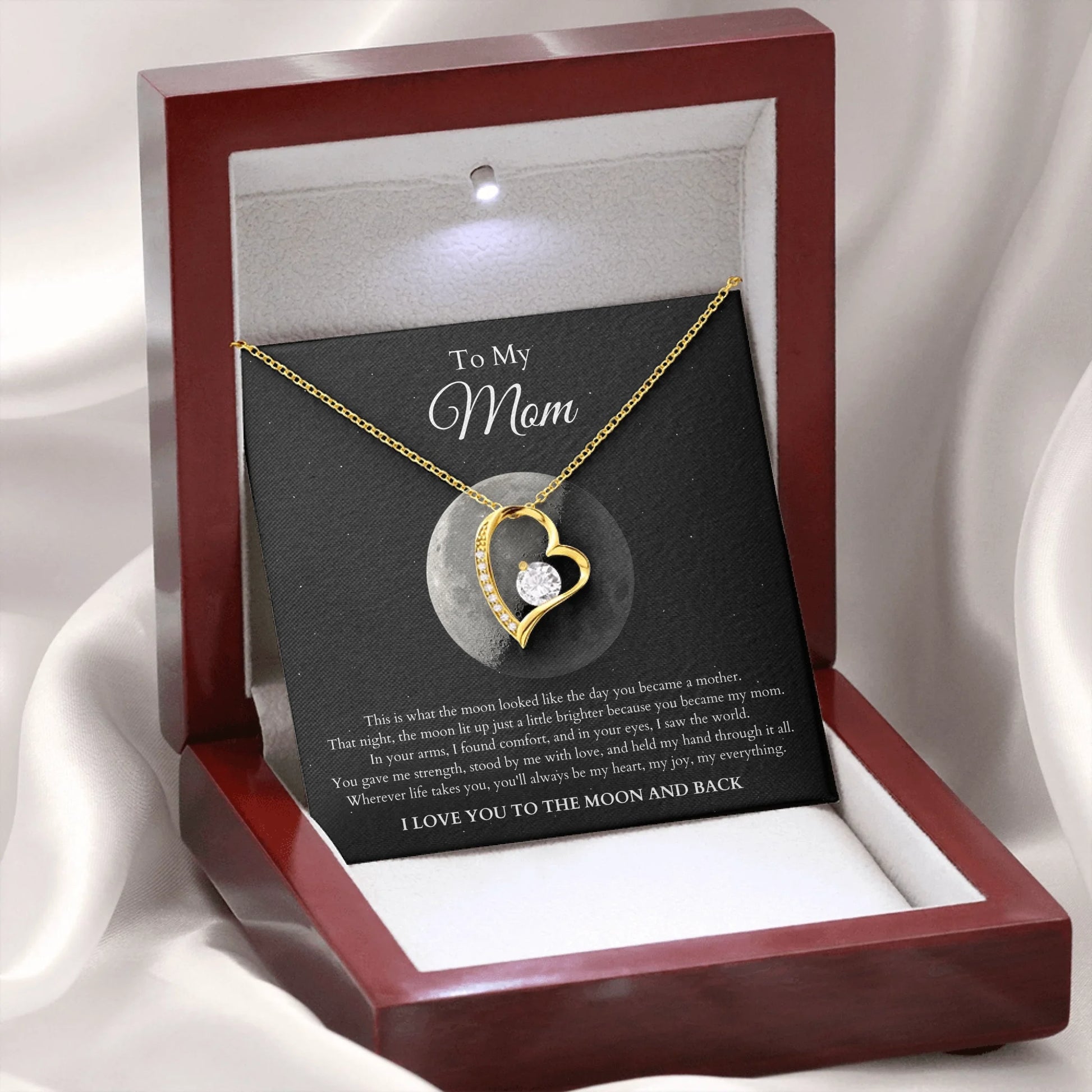 Forever Love Wooden Box Gold 2