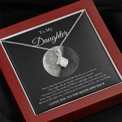 Dark Closeup Alluring Beauty Necklace