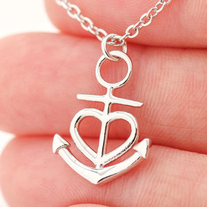 Friendship Anchor in hand