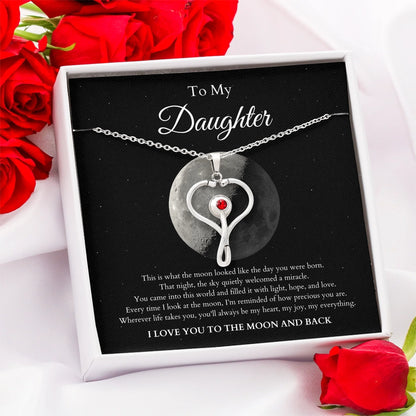 Stethoscope Message Card Red Rose