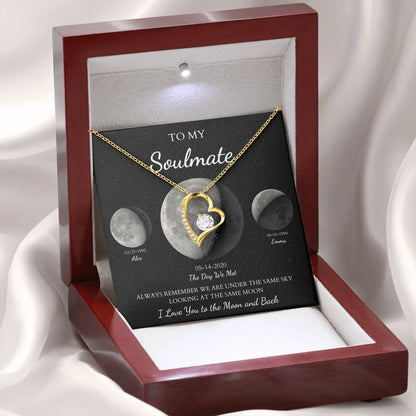 Forever Love Wooden Box Gold 2
