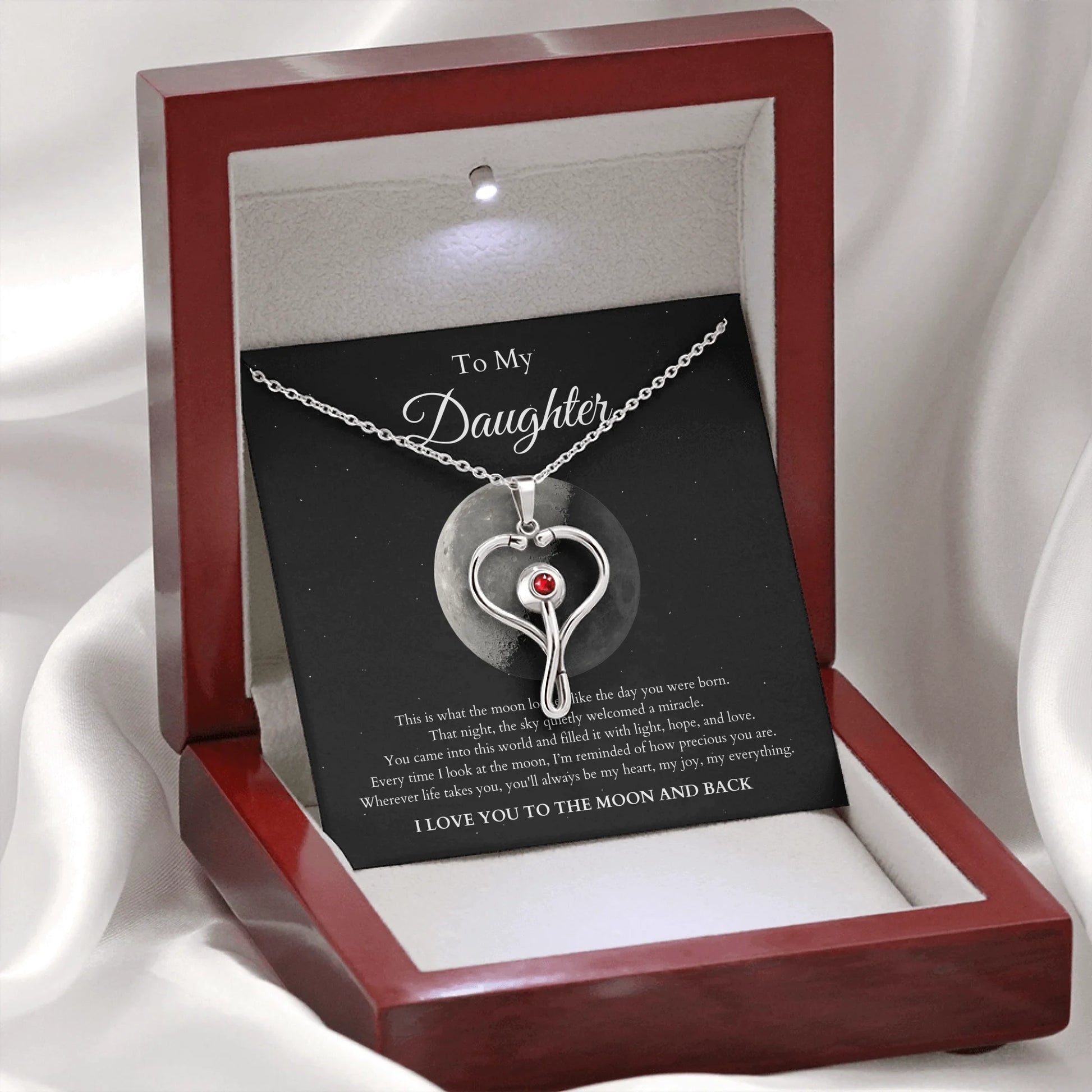 Stethoscope Luxury Wooden Box 2