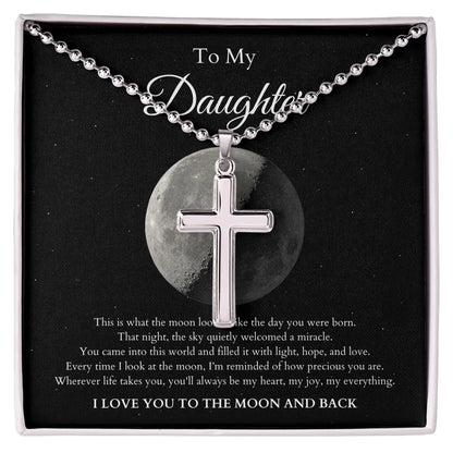 Cross with Ball Chain AMZ