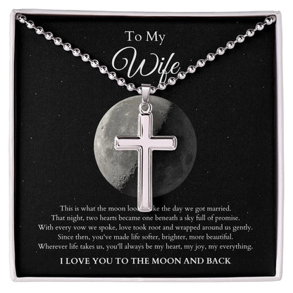 Cross with Ball Chain AMZ