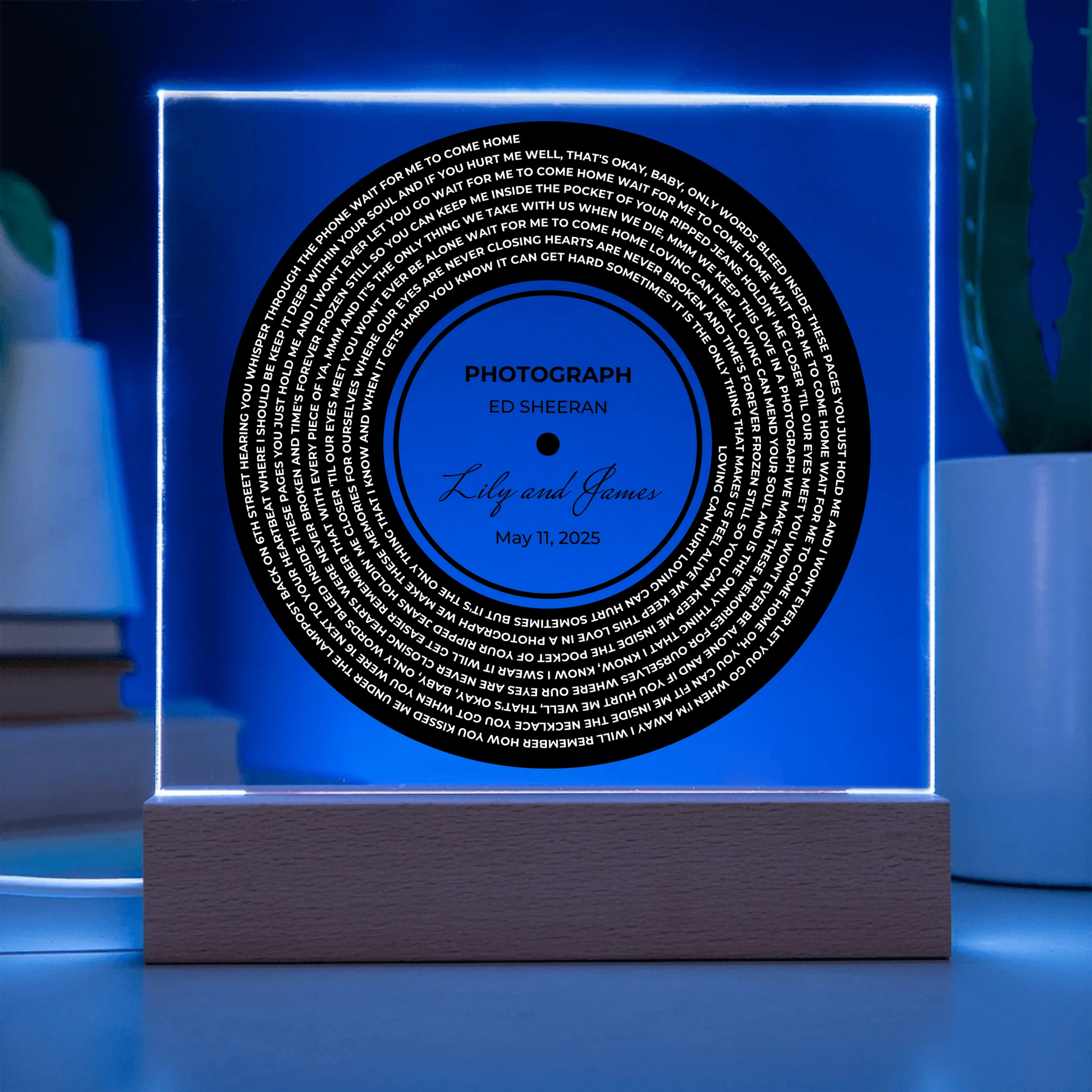 Acrylic Square LED 6