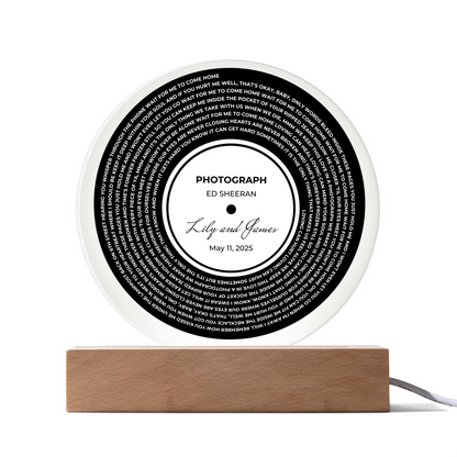 Acrylic Circle LED 1