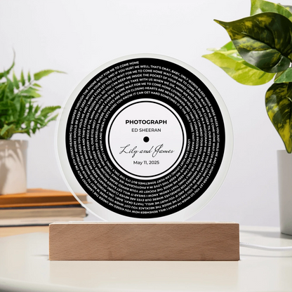 Acrylic Circle LED 2